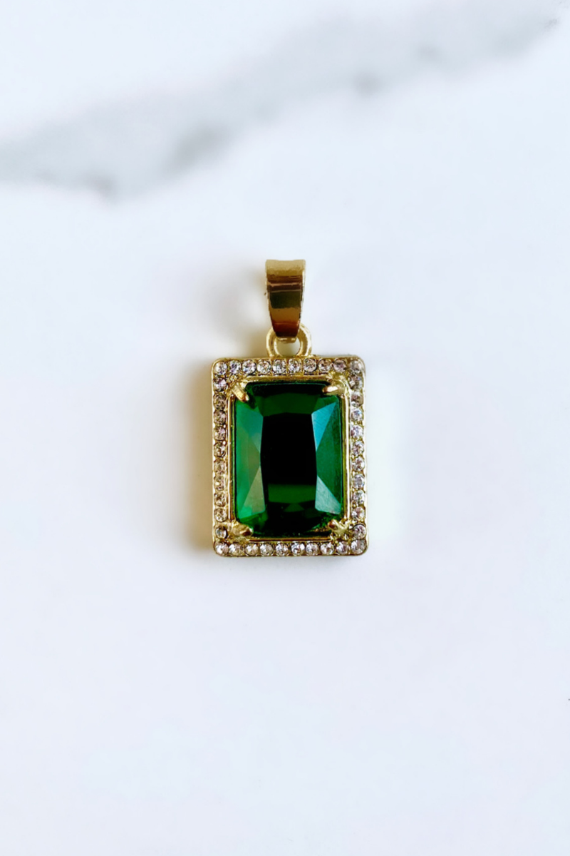 Micro Emerald Pendant