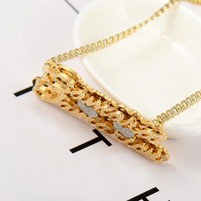 Double Nameplate Necklace