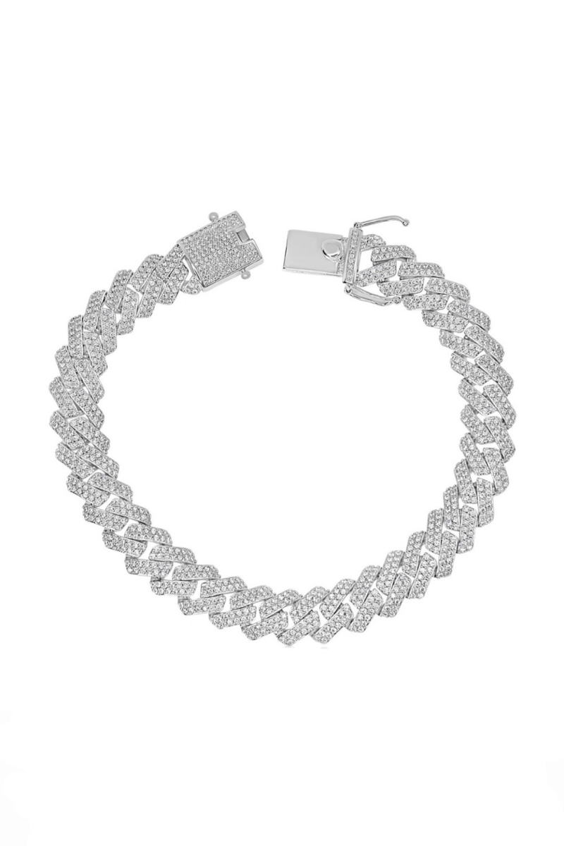 Silver Cuban Anklet